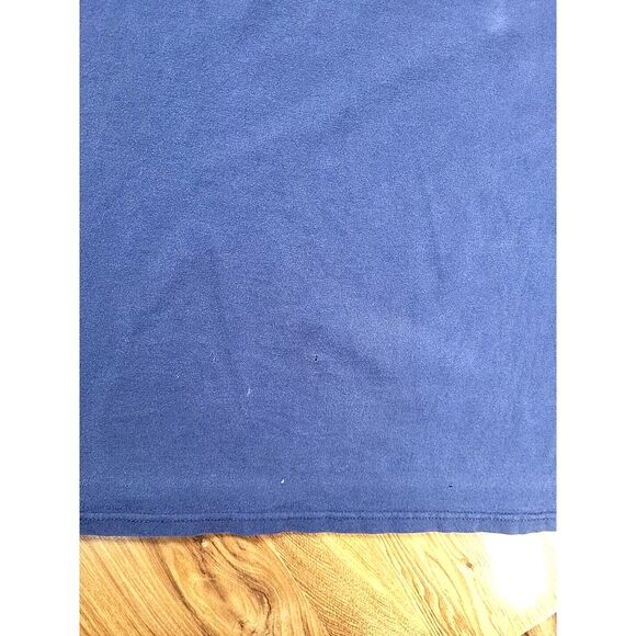 Vtg Embroidered Michigan Shirt Team Edition Apparel Large Tee University Blue - Picture 8 of 9